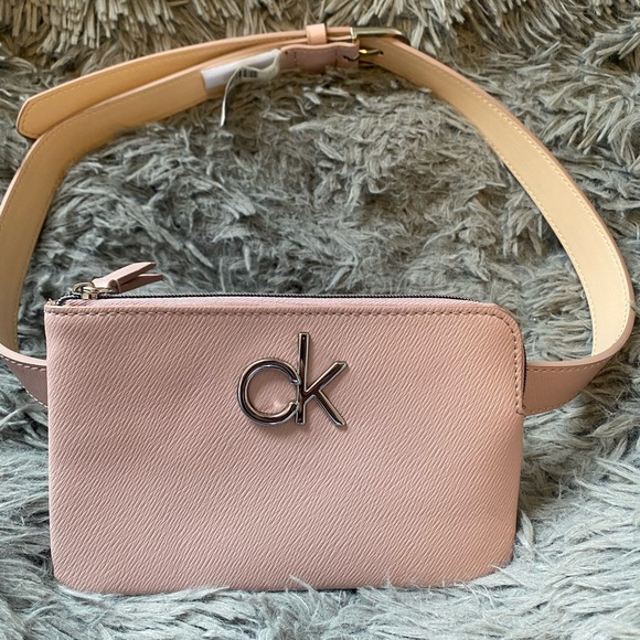 CALVIN KLEIN PINK BELT BAG - Picture 1 of 7